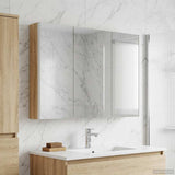 Bathroom Mirror Cabinet Sonoma Oak 103.5 x 15.5 x 70 cm 889273