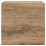 7 Piece TV Cabinet Set Wall-mounted Artisan Oak Engineered Wood 3329212