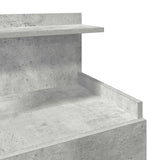 Bedside Cabinets 2 pcs with 2 Drawers Concrete Grey 40x36.5x62 cm 858639