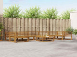 Outdoor Sofa Set 8 pcs Natural Solid Acacia Wood 3367317