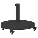 Outdoor Umbrella Base Black 48 x 48 x 32 cm Steel, Concrete 42010015