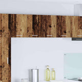 Hanging Cabinet 2 pcs Old Wood and White 60 x 31 x 40 cm 884175