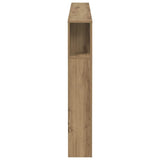 Headboard Cabinet Artisan Oak 160x18.5x103.5 cm Engineered Wood 856883