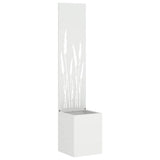 Garden Privacy Screen White 32 x 150 cm Cold-rolled steel 876393