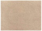 Rug ZIZUR 200x200 cm Jute Look Indoor and Outdoor 4006163