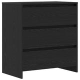 Sideboard Black Oak 70x41x75 cm Engineered Wood 862083
