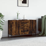 Sideboard Smoked Oak 100x36x60 cm Engineered Wood 828185