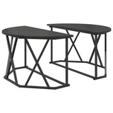 Coffee Table Black Oak 80 x 80 x 42 cm 868249