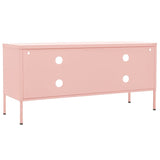 TV Cabinet Pink 105x35x50 cm Steel 336229