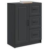 Sideboard with Drawer Black 66 x 34.5 x 87 cm Engineered Wood 895776