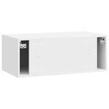 Wall-Mounted TV Cabinet High Gloss White 78.5 x 41 x 30 cm 898009