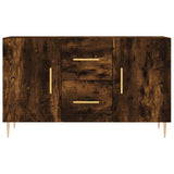 Sideboard Smoked Oak 100x36x60 cm Engineered Wood 828161