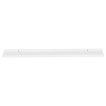 Wall Shelves 4 pcs White 115x9x3 cm 326664