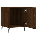Bedside Cabinets 2 pcs Brown Oak 40x40x50 cm Engineered Wood 827611
