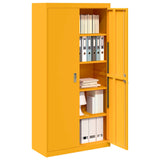 Storage Cabinet Mustard Yellow 90 x 40 x 180 cm Steel 3406169