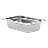 Gastronorm Containers 8 pcs GN 1/4 65 mm Stainless Steel 50901