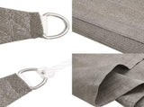 Sunshade Sail 160 g/m Triangular Light Grey 5x7x7 m HDPE 4002011