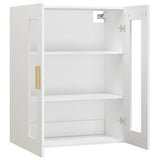 Hanging Wall Cabinet White 69.5x34x90 cm 812276
