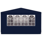 Professional Party Tent with Side Walls 4x9 m Blue 90 g/m 48530