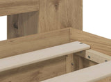 Bed Frame with Storage and Headboard Artisan Oak 90 x 200 cm 3445815