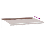 Manual Retractable Awning Brown 600x350 cm 3215399