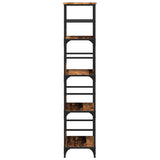 Book Cabinet Old Wood 50x33x153 cm Engineered Wood 857468