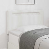 LED Headboard White 90 cm Faux Leather 42007294
