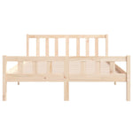 Bed Frame without Mattress Solid Wood Small Double 810649