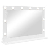 Vanity Mirror White 80 x 15 x 18 cm Glass and Engineered wood 868293