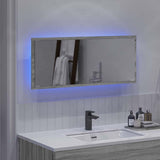 Mirror with Mirror Grey Sonoma 90 x 8.5 x 37 cm Engineered Wood 822818