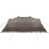 Camping Tent Tunnel 4-Person Brown Waterproof 4009414