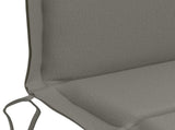 Low Back Chair Cushion GEMERT 6 pcs 100% Polyester Grey 946473