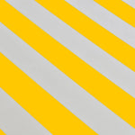 ZNTS Folding Awning Manual Operated 400 cm Yellow/White 275574