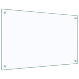 Kitchen Backsplashes 2 pcs Transparent 80x50 cm Tempered Glass 3315793