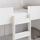 Bunk Bed for Kids White 80 x 160 cm Engineered Wood 3410547