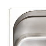 Gastronorm Containers 8 pcs GN 1/6 150 mm Stainless Steel 50908