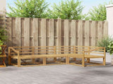 Outdoor Sofa Set 4 pcs White 245.5 x 166.5 x 73 cm 3386388