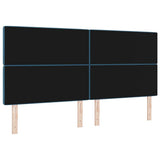Headboard with Headboard Dark Blue 200 cm Faux Leather 3337780