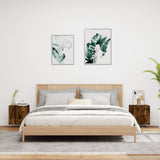 TV Wall Cabinets 2 pcs Smoked Oak 40.5x30x40 cm Engineered Wood 836905