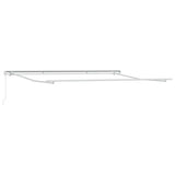 Manual Retractable Awning Anthracite&White 400x300 cm 3216035