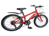 Kids Bike 20'' 6-Speed for 6-11 Years Old Red 42009387