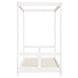 Kids Bed Frame White 80x160 cm Solid Wood Pine 834514
