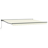 Manual Retractable Awning Cream 4.5 x 3.5 m 3420459
