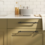 Cabinet Handles 20 pcs Black 224 mm Stainless Steel 3203696