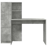 Desk 2 pcs Concrete Grey 3337292