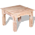 ZNTS Coffee Table Acacia Wood 60x60x45 cm 244052