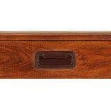 Desk Solid Acacia Wood Honey Finish 110x50x76 cm 245652