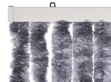 Fly Curtain Silver 100x200 cm Chenille 377379