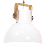 320538 Industrial Hanging Lamp 25 W White Round 40 cm E27