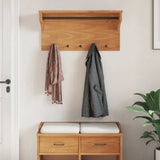 Wall-mounted Coat Rack SANDNES 87x30x42 cm Solid Wood Pine 4010472
